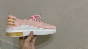 Cute Pink Casual Shoes👟