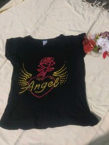 A Black Simple T Shirt