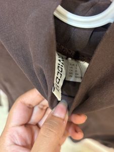 Elegant Brown Bodycon Mini Dress