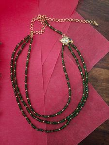 Green Beaded Necklace