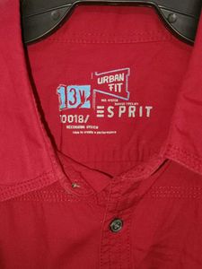 ESPRIT MEN&#39;S RED SHIRT