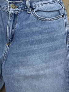 Straight Fit High Waist Jeans