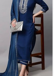 Navy Blue Suit Set