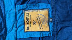Blue Patterned Casual Shirt For Men