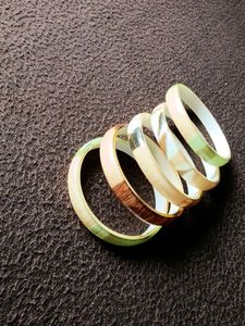 New Single Bangles Set Of 5 (Fibre Or Plastic)