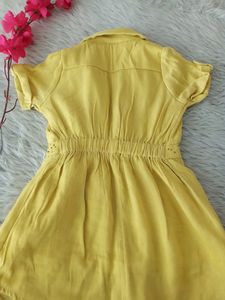 Peppermint Kids Yellow Dress