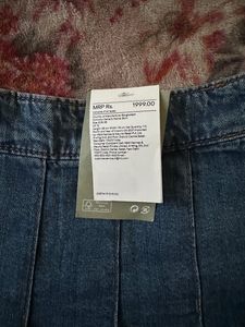 H&amp;M Denim Short Skirt
