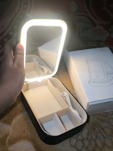 Mirror With Led Lights And Organiser