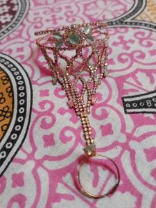 Rhinestone Hand Harness