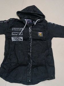 Boy's Hooded Shirt