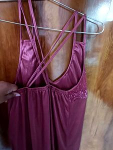 Beautiful Burgundy 2 piece  Nightsuit