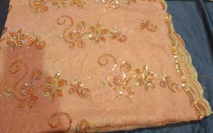 Karwa Chauth stylish saree readymade blouse