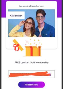 🆕Lenskart Gold Membership Redeem Now !!
