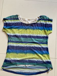 Blue Multi Top