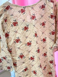 Floral Print Kurta Set