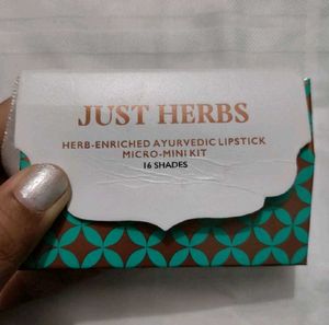 Just Herbs Lipstick Set 16 Piece