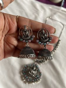 Oxidised Temple Set