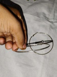 Silver Hoop Earrings