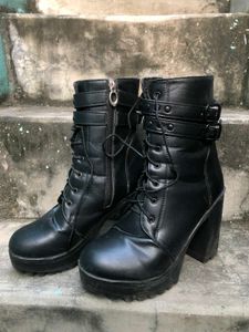 Black Platform Boots