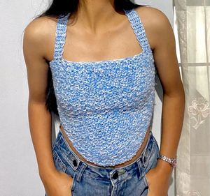 Handmade Crotchet Corset Top
