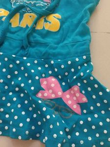 Cute Polka Dot &#34;Paris&#34; Baby Dress