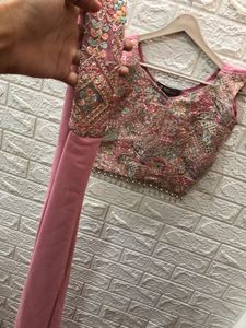 💗Elegant Pink Kurta Set &amp; Shrug🌷