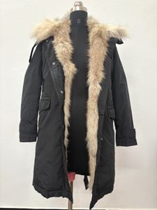 Unisex Fur 2 In 1 Parka Coat