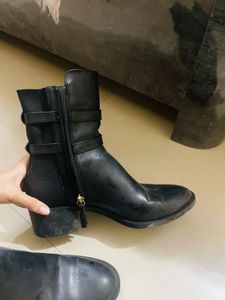 Zara Black Ankle Boots