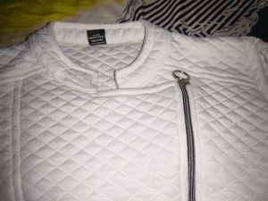 Brand New White Quilt Winter Jacket