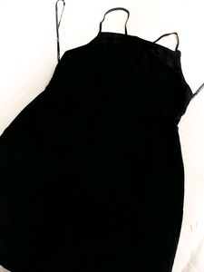 Forever 21 Black Backless Dress