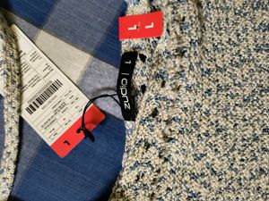 Zudio Tender Blue Crop Top