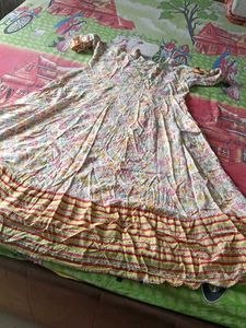 Floral Print Kurta