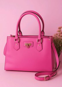 Hot Pink Top Handle Bag