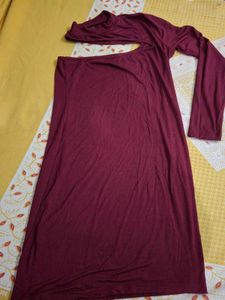 One Shoulder Slim Fit Shein Bodycon Dress