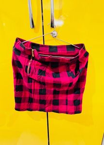 Plaid Mini Skirt