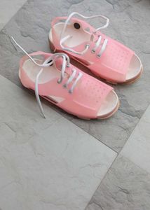 Pink Flat Sandals
