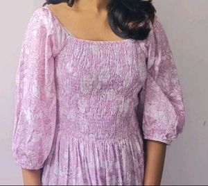 Floral Print Midi Dress