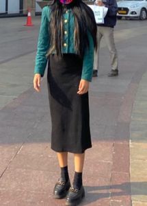 Vintage Emerald Green Quilted Jacket