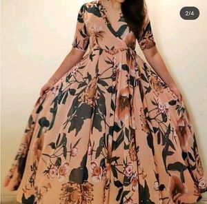 Floral Wrap Maxi Dress