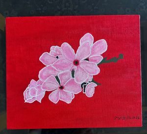 Oriental flora Painting.