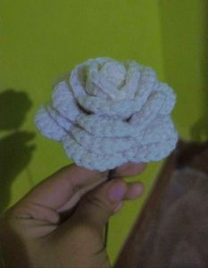 CROCHET ROSE FLOWER BOUQUET