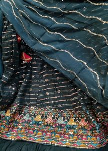 Festive Green Lehenga Choli - Beautifully Draped