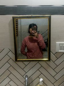 Dusty Rose Knit Sweater with beautiful detailing