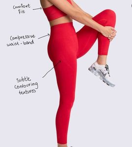 Red Activewear Leggings