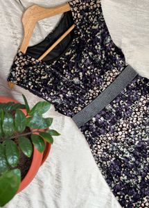 Korean Velvet Dress