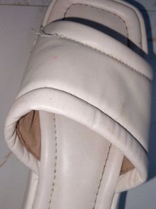 Cream Platform Slides