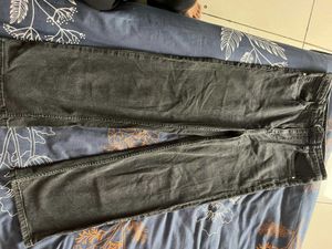 Dark Grey Denim Jeans