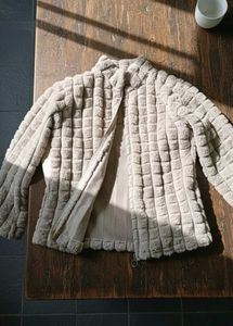 Textured Beige Jacket