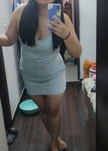 Denim Pinafore Dress