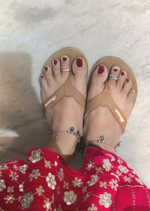Brown slipper..ladies footwear
